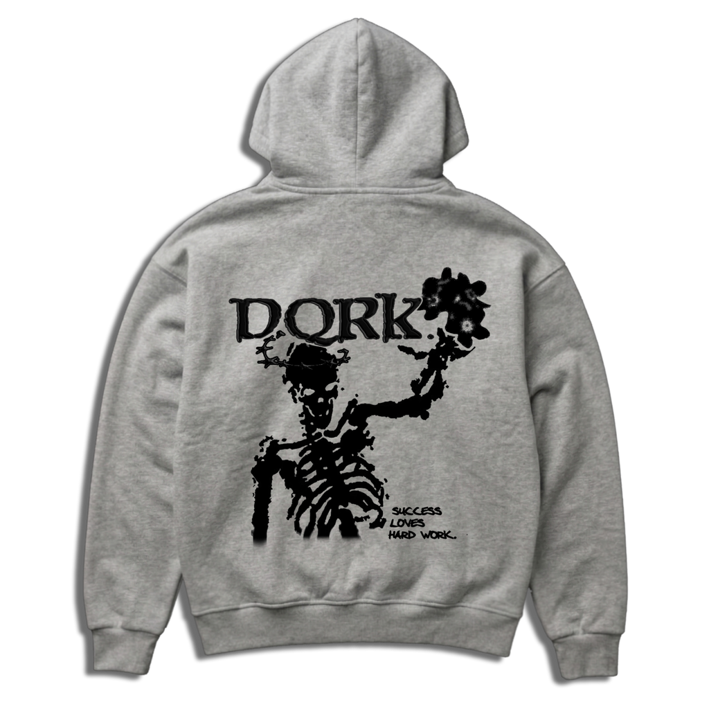 "DEATH OF THE LAZY" Oversized Zipper "DQRK"