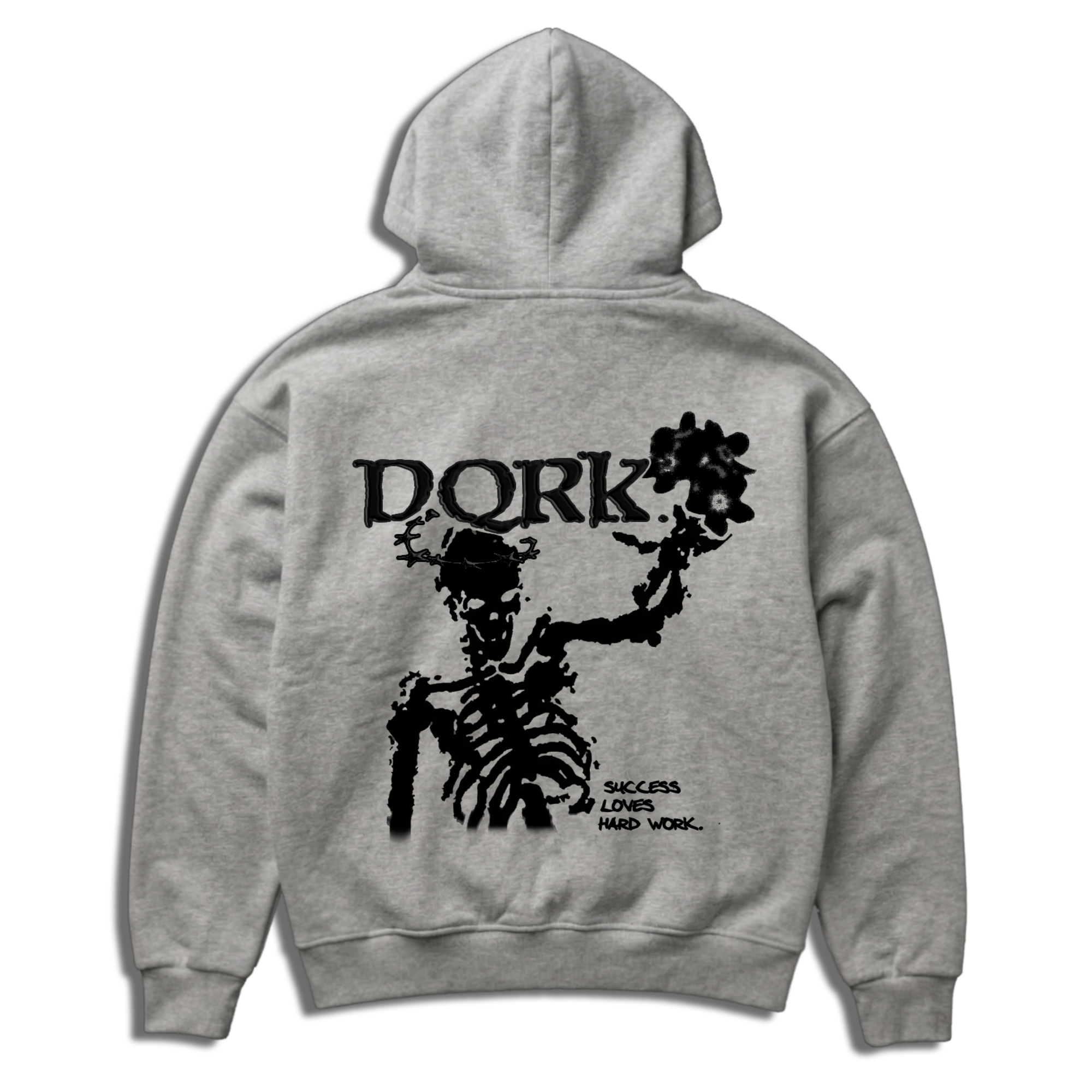 "DEATH OF THE LAZY" Oversized Zipper "DQRK"