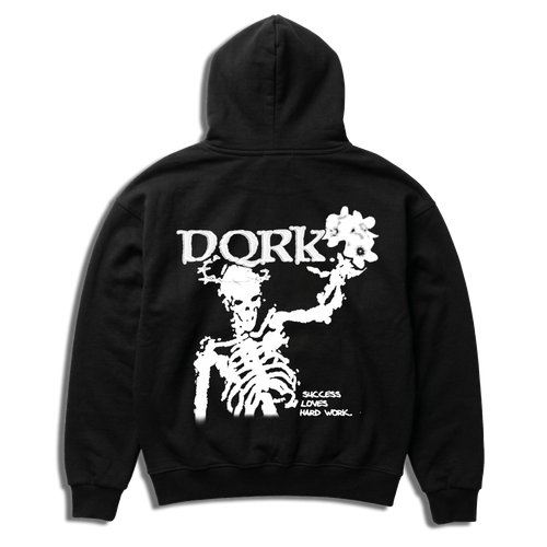 "DEATH OF THE LAZY" Oversized Zipper "DQRK"