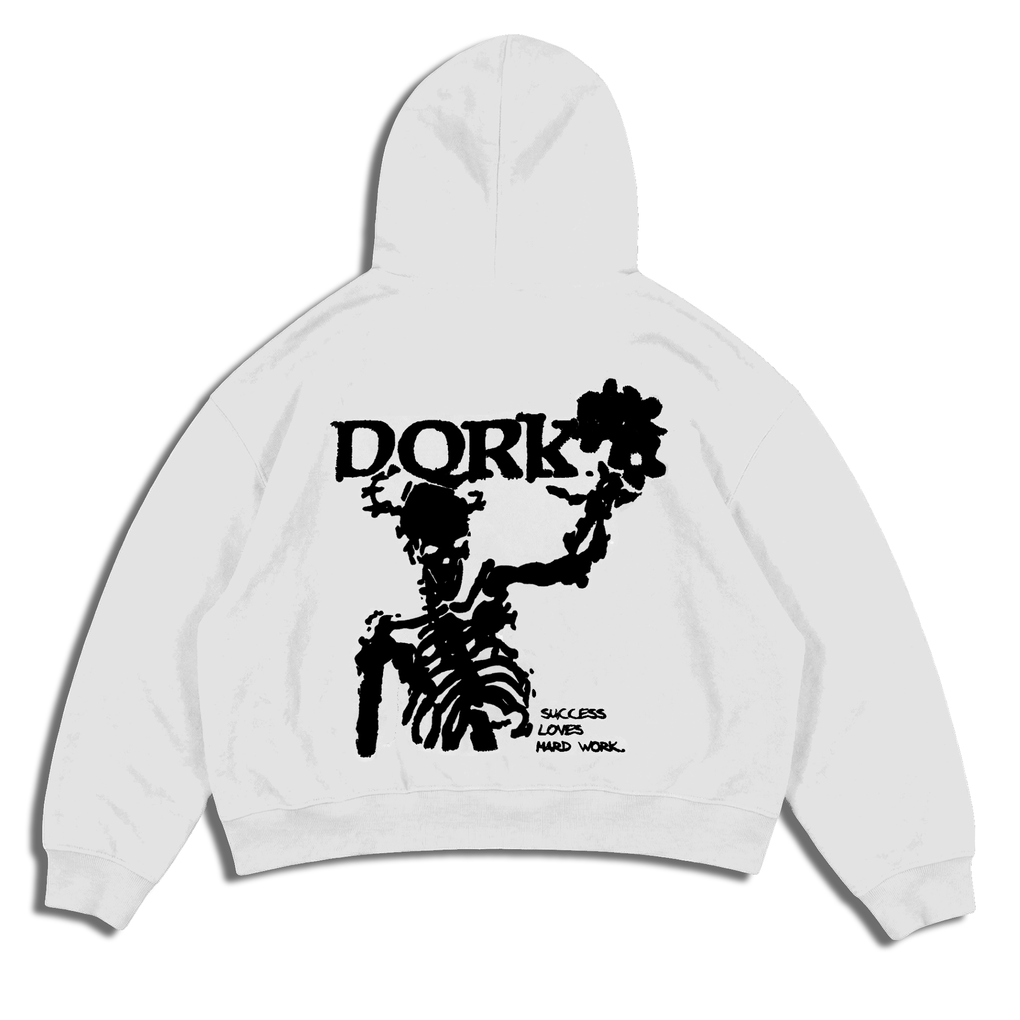 "DEATH OF THE LAZY" Oversized Hoodie "DQRK"