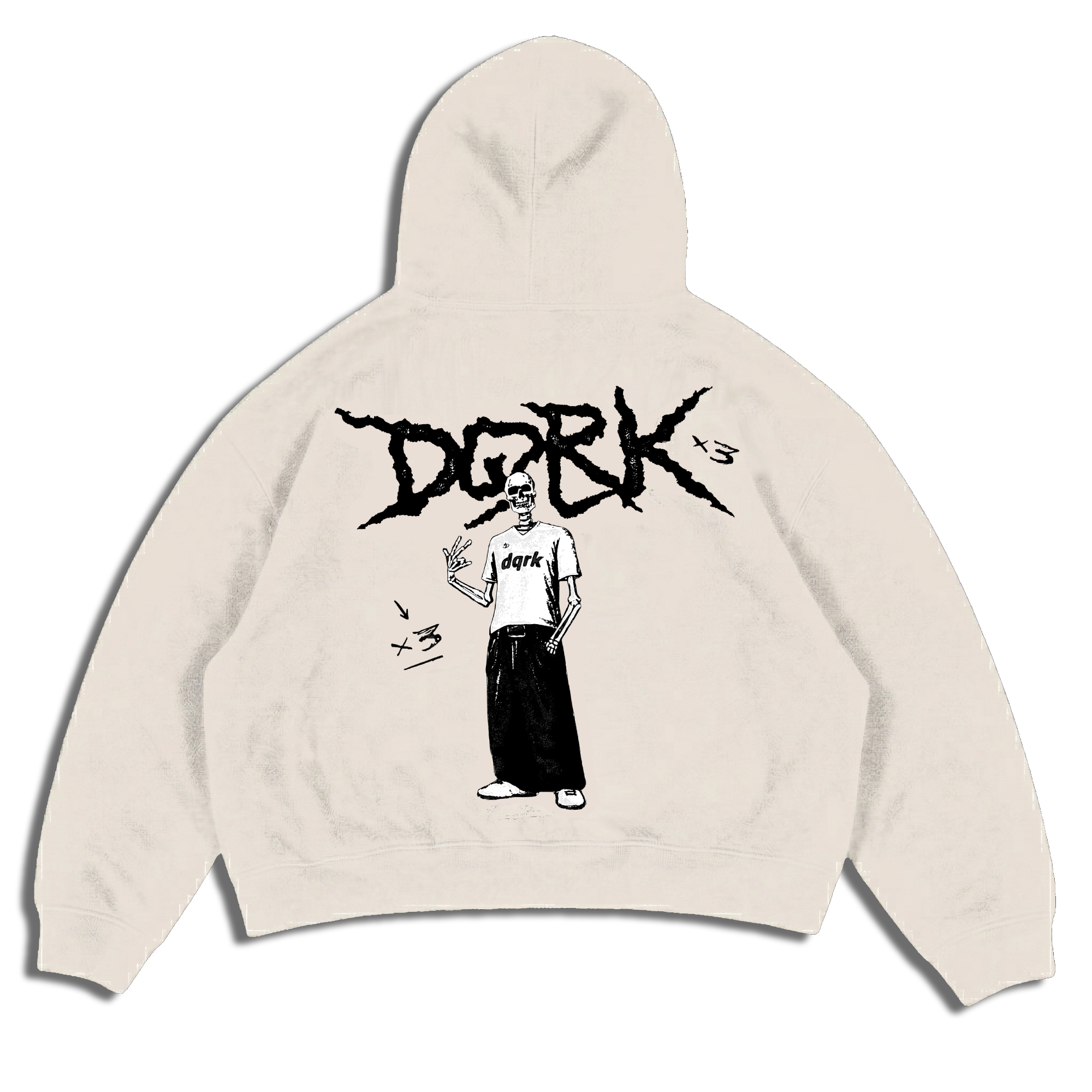 Triple Threat (x3) Oversized Hoodie