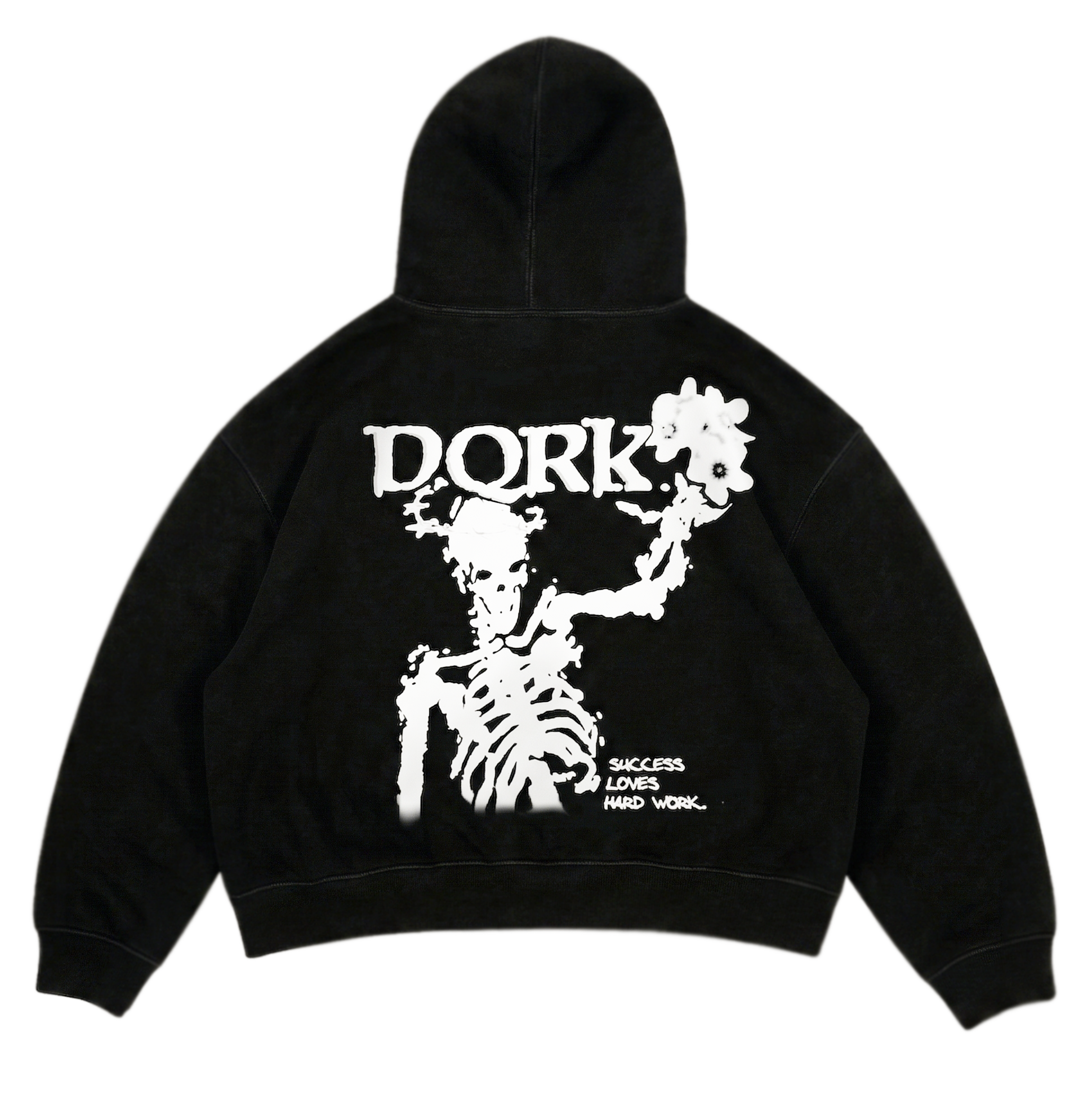 "DEATH OF THE LAZY" Oversized Hoodie "DQRK"