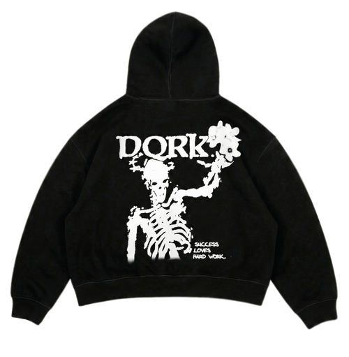 "DEATH OF THE LAZY" Oversized Hoodie "DQRK"