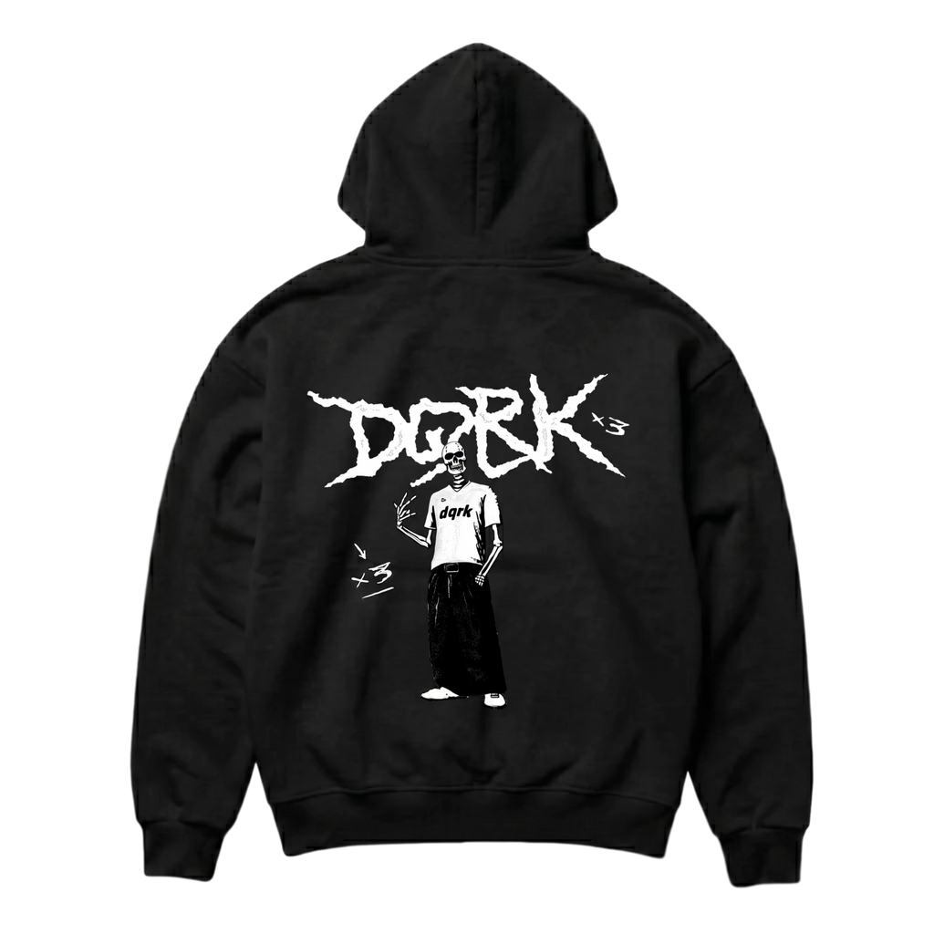 "Triple Threat 3x" VACANCY Oversized Zipper Hoodie