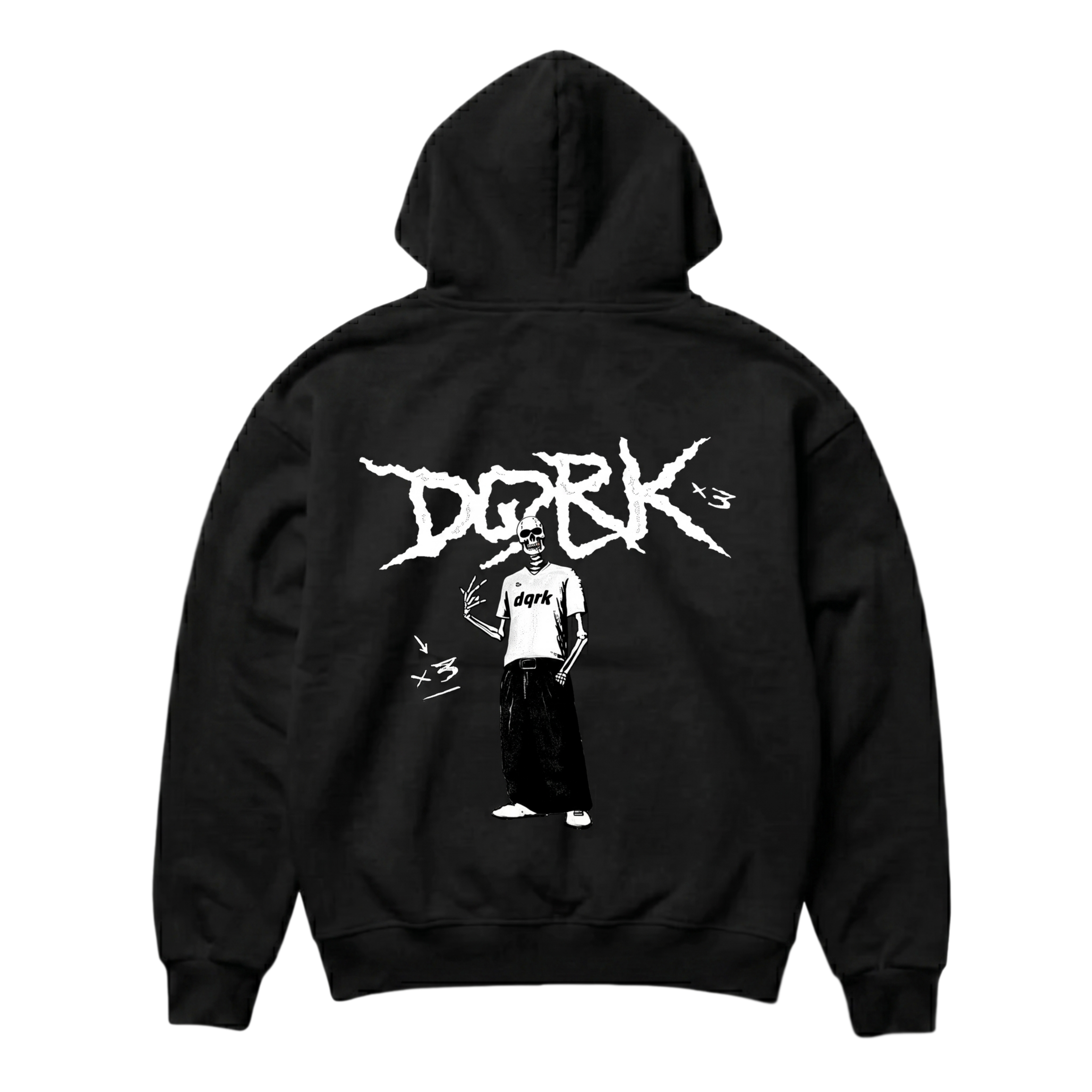 "Triple Threat 3x" VACANCY Oversized Zipper Hoodie
