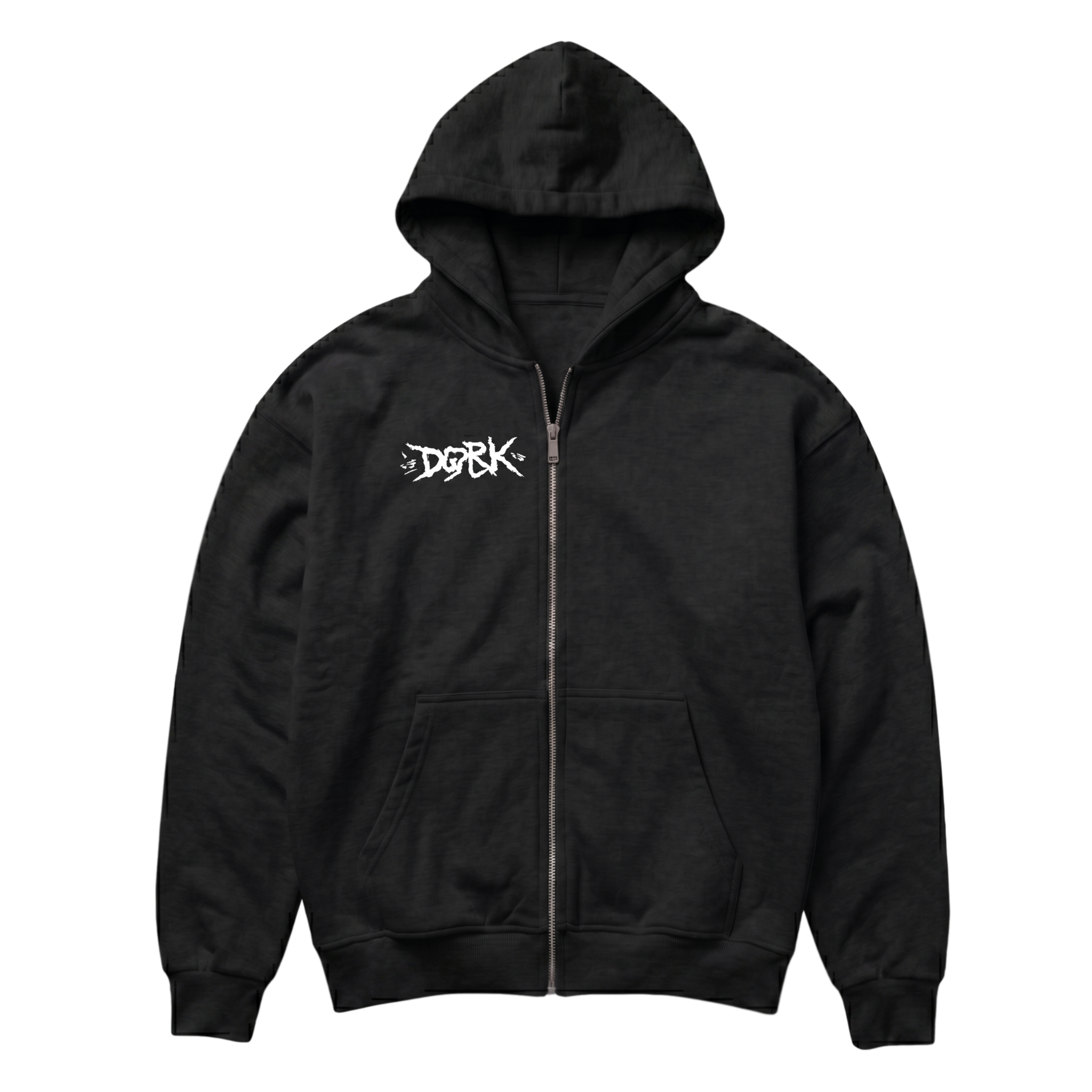 "Triple Threat 3x" VACANCY Oversized Zipper Hoodie